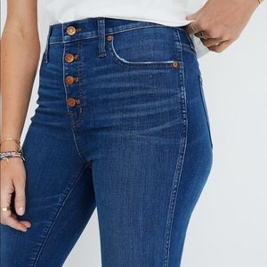 Madewell 10” High Rise Skinny in Hannah Wash